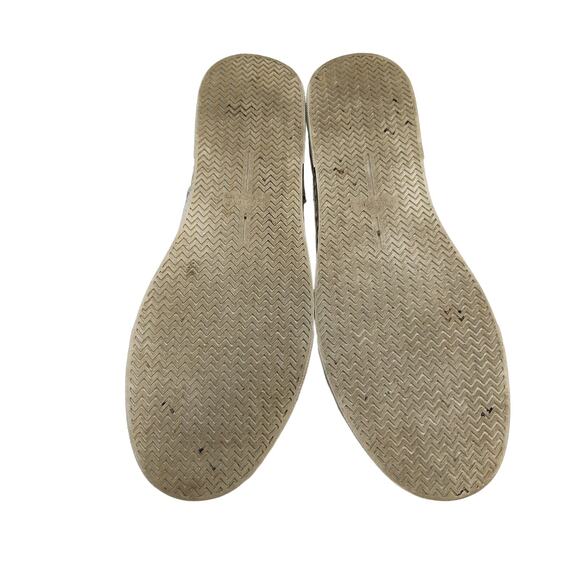 Dolce Vita Women's Sz 10 Morris Sneakers White Perforated Cheetah Espadrille - Picture 8 of 10